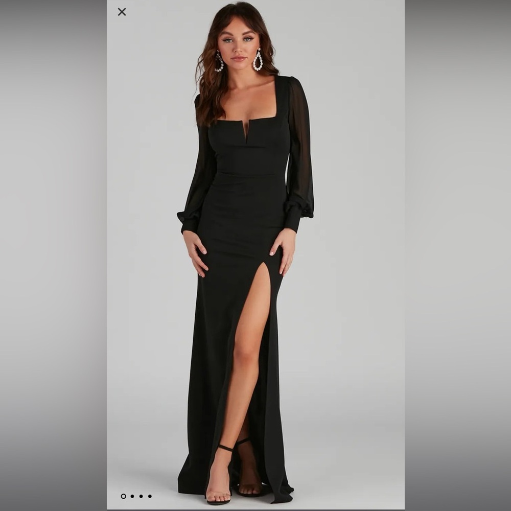 Black formal dress